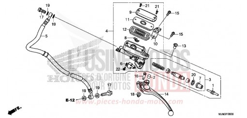 CLUTCH MASTER CYLINDER VFR800FH de 2017